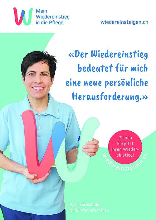 Wiedereinsteigerin in Pflege